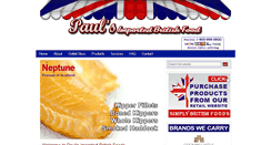 Desktop Screenshot of paulsimportedbritishfood.com